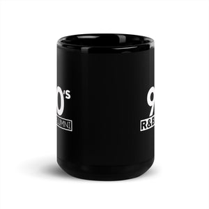 90's R&B ALUMNI 90's Logo Black Glossy Mug